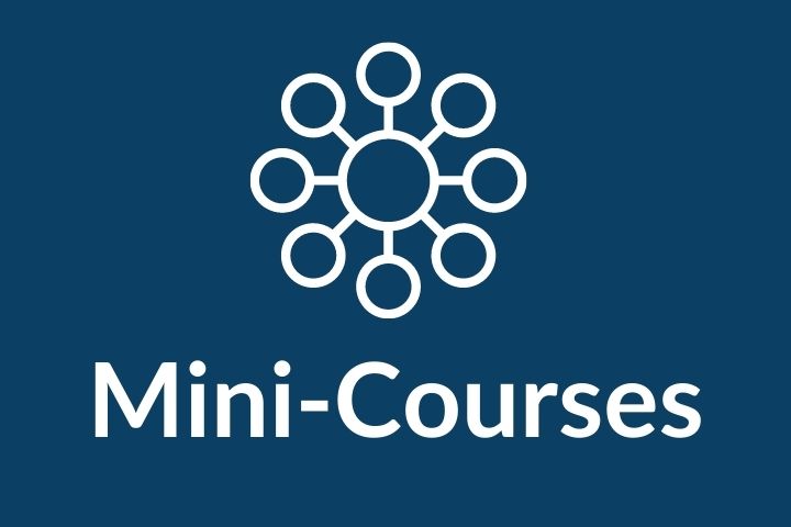 Mini-Courses Dashboard dark blue